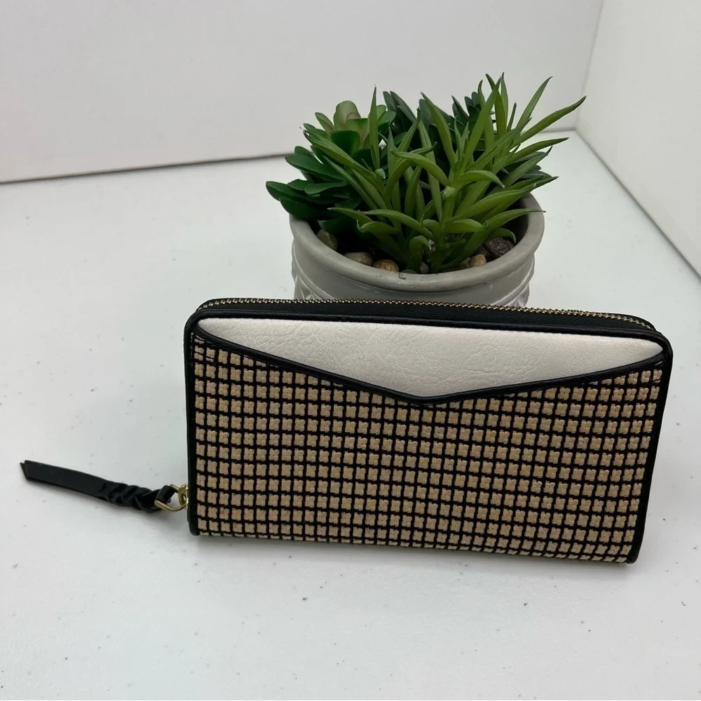 Fossil Caroline Neutral Multi Woven Wallet